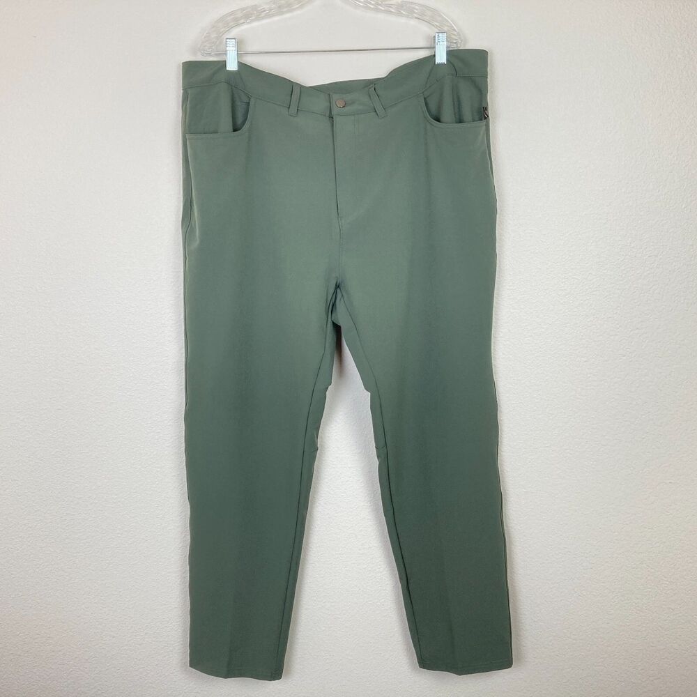 Balance Collection Men’s Outdoor Pants Size 40 Green Water Resistant Hiking